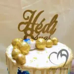 Tortadísz egyedi mintával/szöveggel