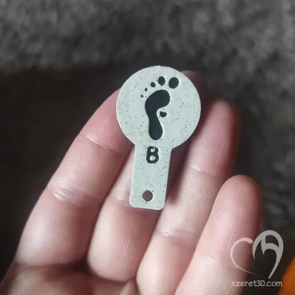 Bevásárlókosár biléta a Te saját mintáddal - KÉT SZÍNNEL, "Vésett" mintával - Image 4