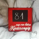 Karácsonyi visszaszámláló 4. - krétával írható