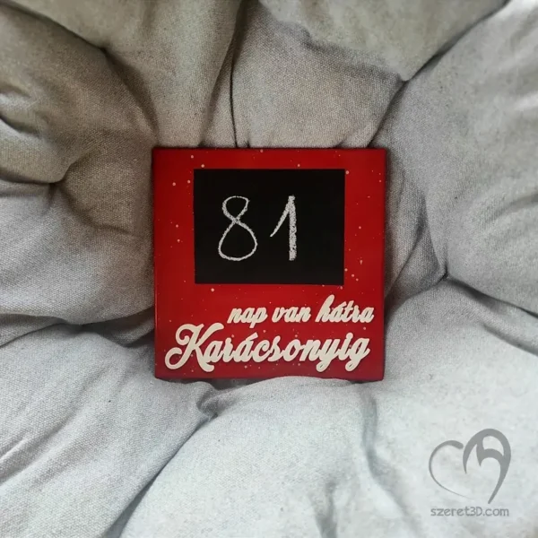 Karácsonyi visszaszámláló 4. - krétával írható - Image 3