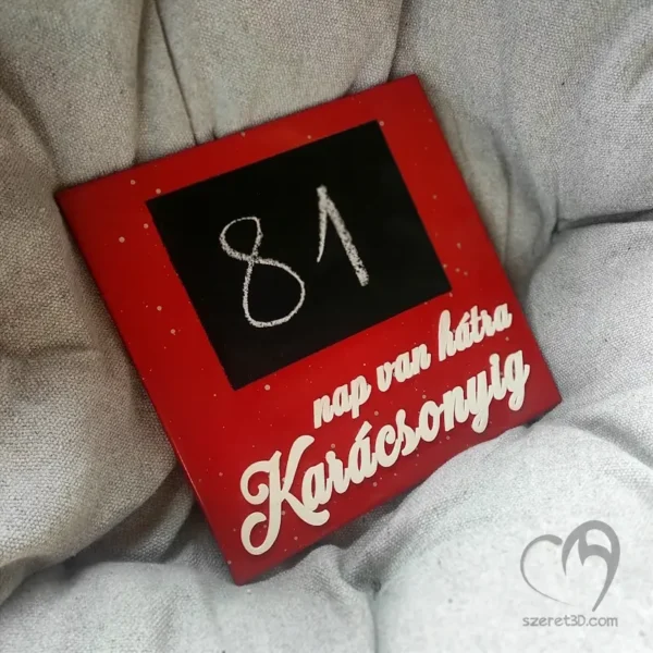 Karácsonyi visszaszámláló 4. - krétával írható - Image 2