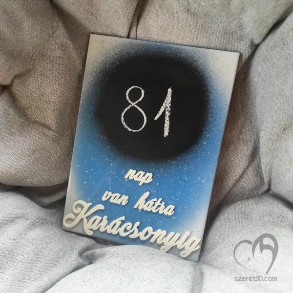 Karácsonyi visszaszámláló 3. - krétával írható - Image 5