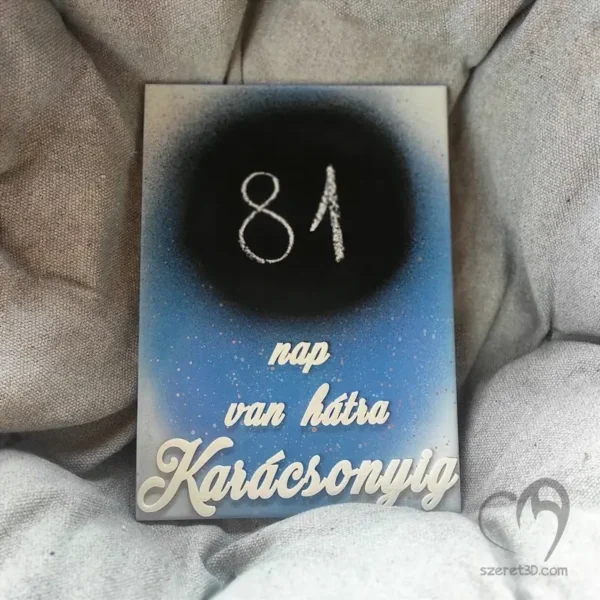 Karácsonyi visszaszámláló 3. - krétával írható - Image 4