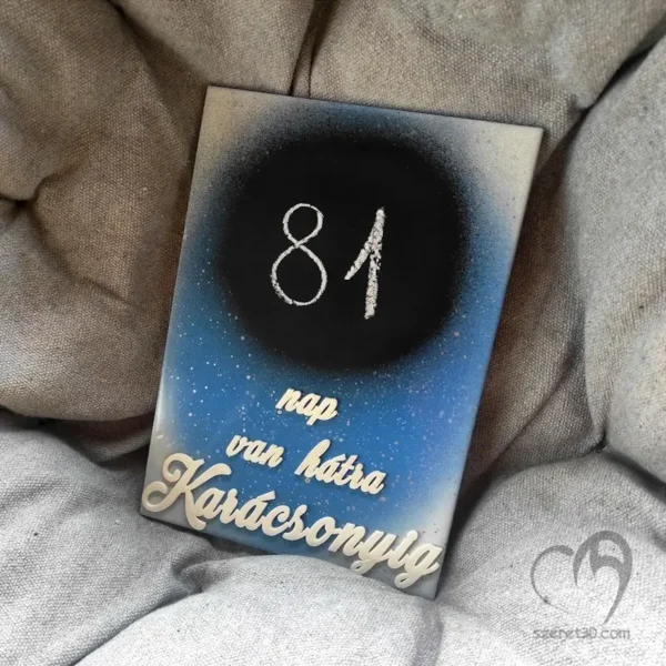 Karácsonyi visszaszámláló 3. - krétával írható - Image 3