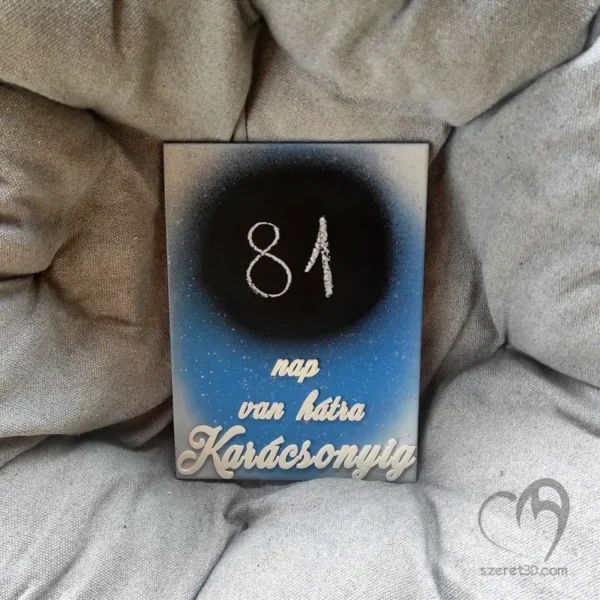 Karácsonyi visszaszámláló 3. - krétával írható - Image 2