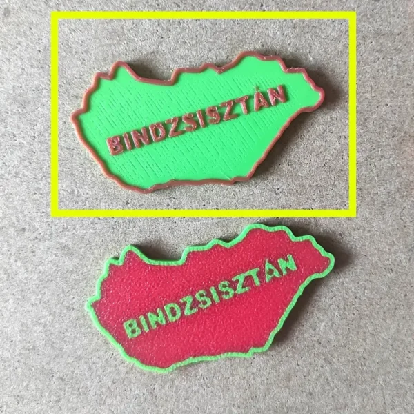 Limitált Bindzsisztán hűtőmágnes/kitűző - Image 2