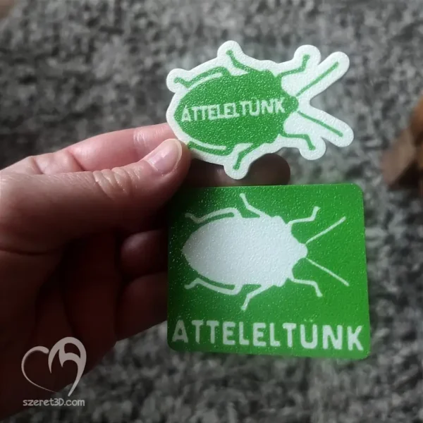 Poloska hűtőmágnes/kulcstartó/kitűző - Átteleltünk - Image 4