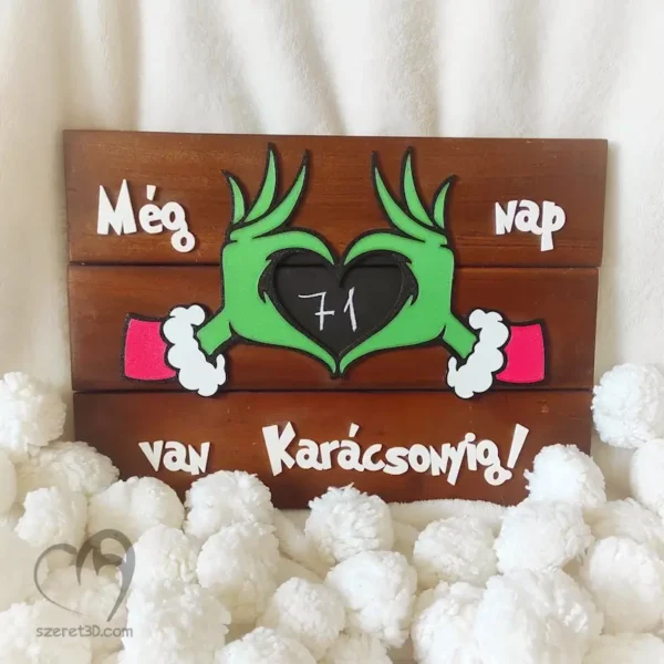 Grincs karácsonyi visszaszámláló - 2 változatban - Image 3