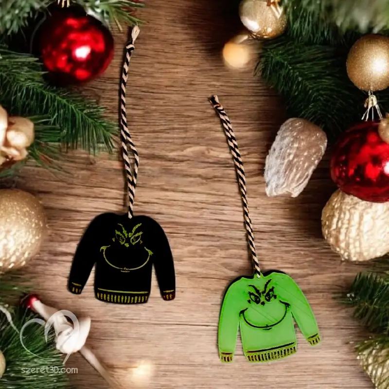 2 db-os karácsonyfadísz szett - Több változatban - Image 3